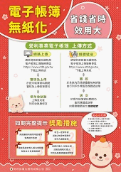 電子帳簿無紙化文宣