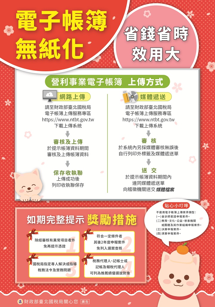 電子帳簿無紙化文宣