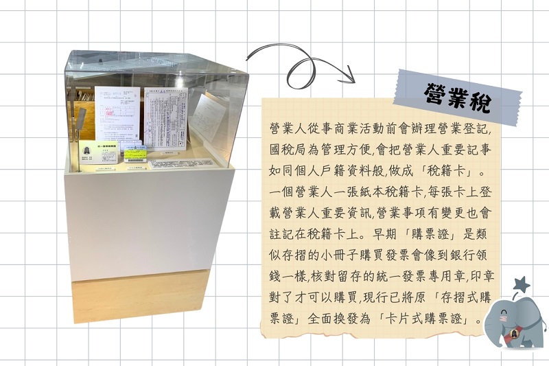 營業稅文物展圖，共7張