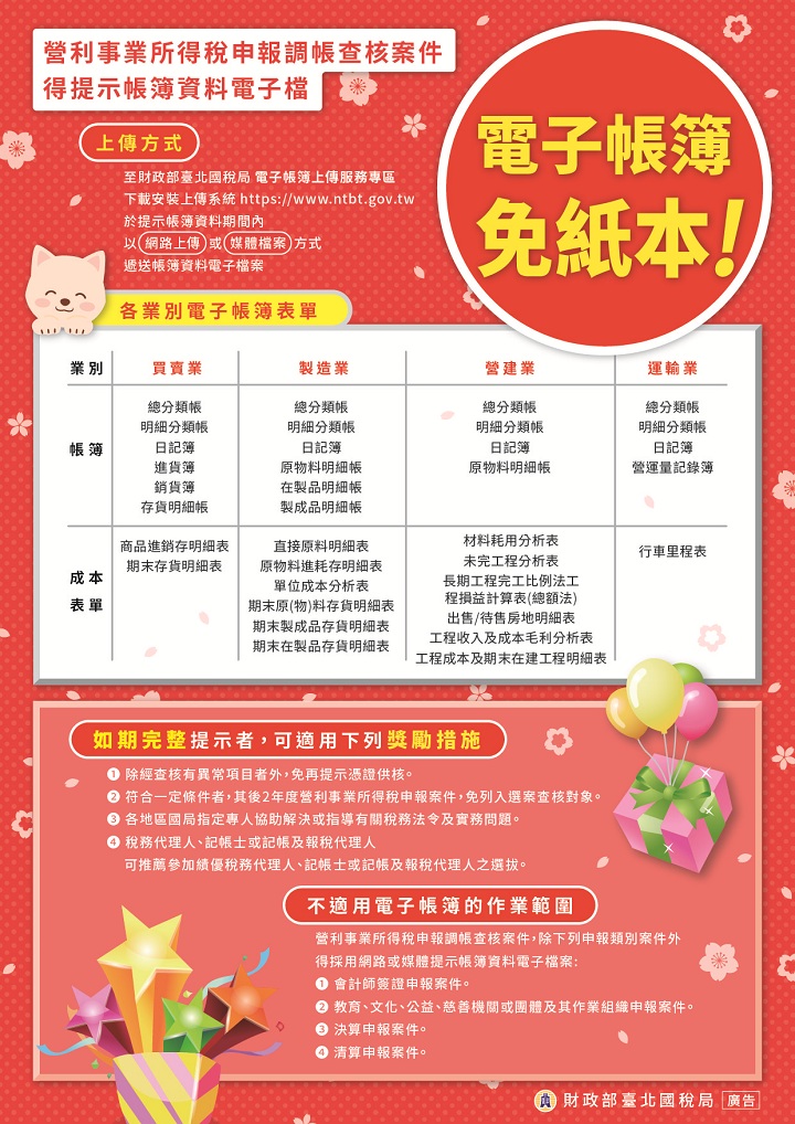 電子帳簿免紙本文宣