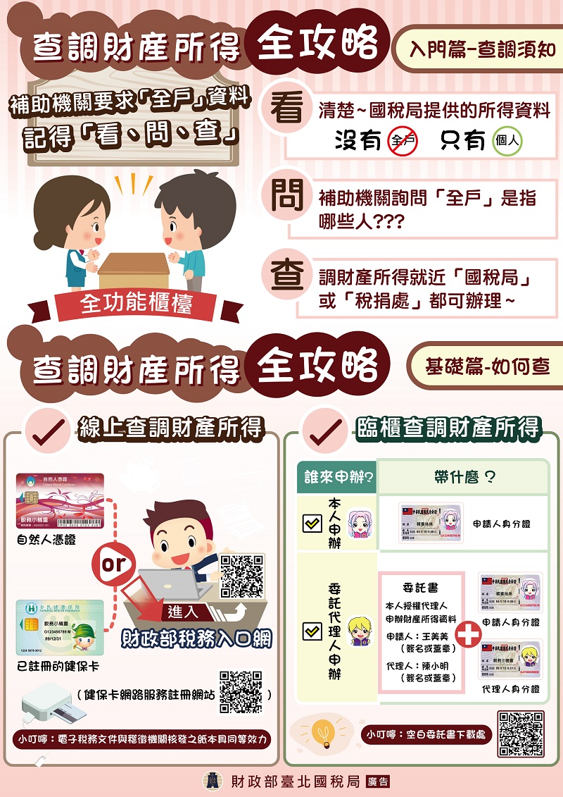 查調財產所得全攻略文宣