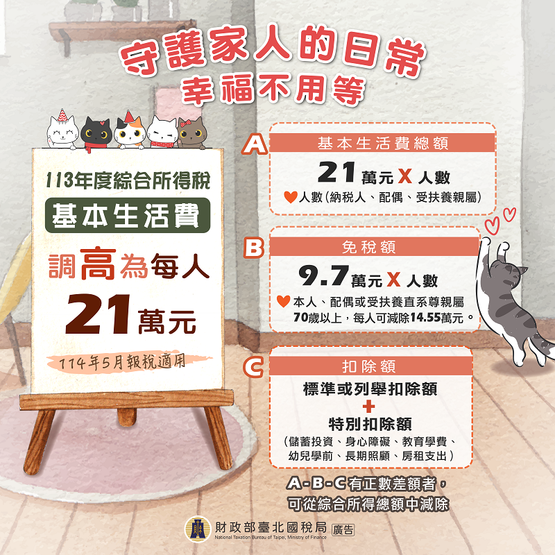 調高基本生活費文宣